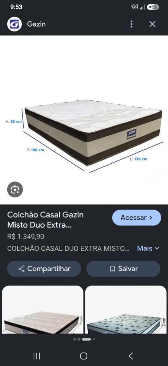 Colchão casal