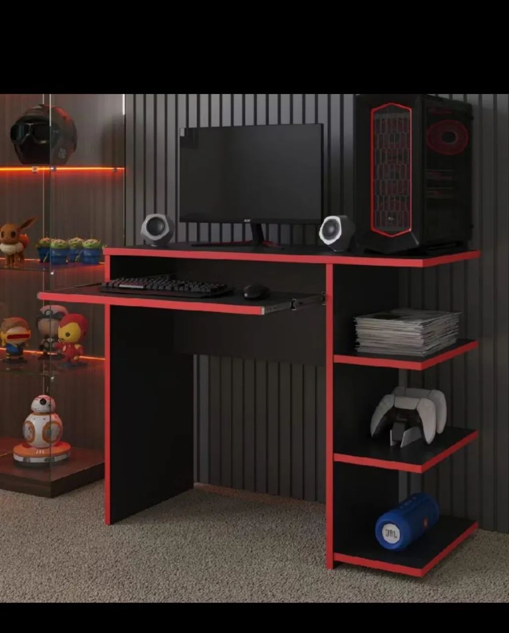 Mesa gamer/escrivania nova montada  - Foto 2