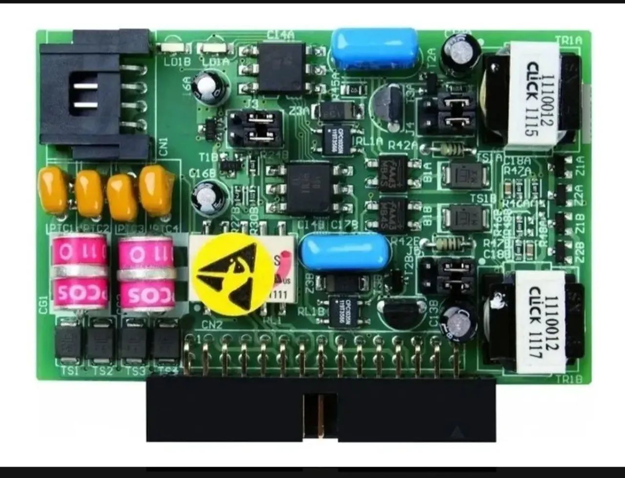 Placa ramal PABX impacta 68i, placa tronco e placa E1