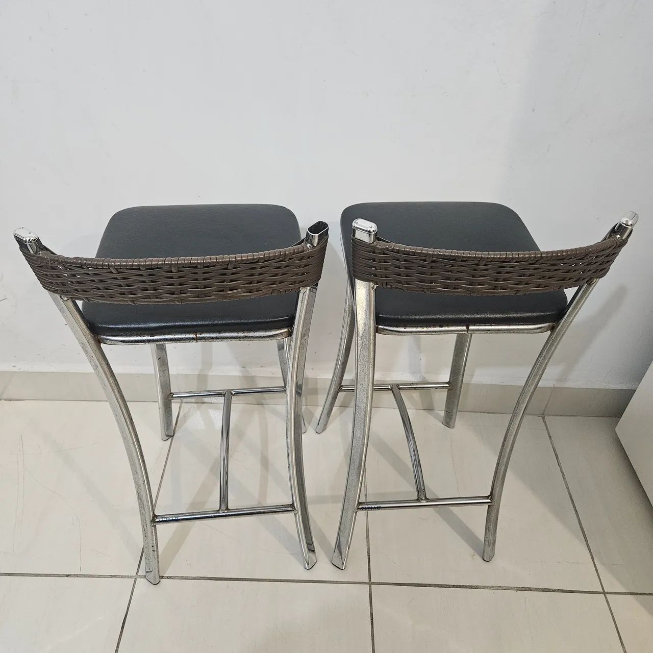Par de Banquetas Estifadas 60cm de altura  - Foto 3