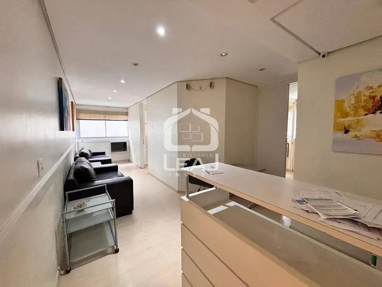 Conjunto comercia de 54m² com 2 salas e 1 vaga de garagem mobiliado para venda e locação n - Foto 2