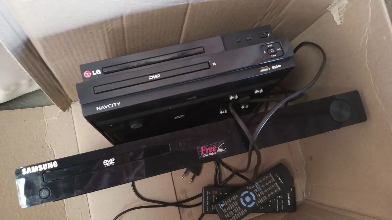 Doação Dvd Player  Samsung ,LG e Navcity 