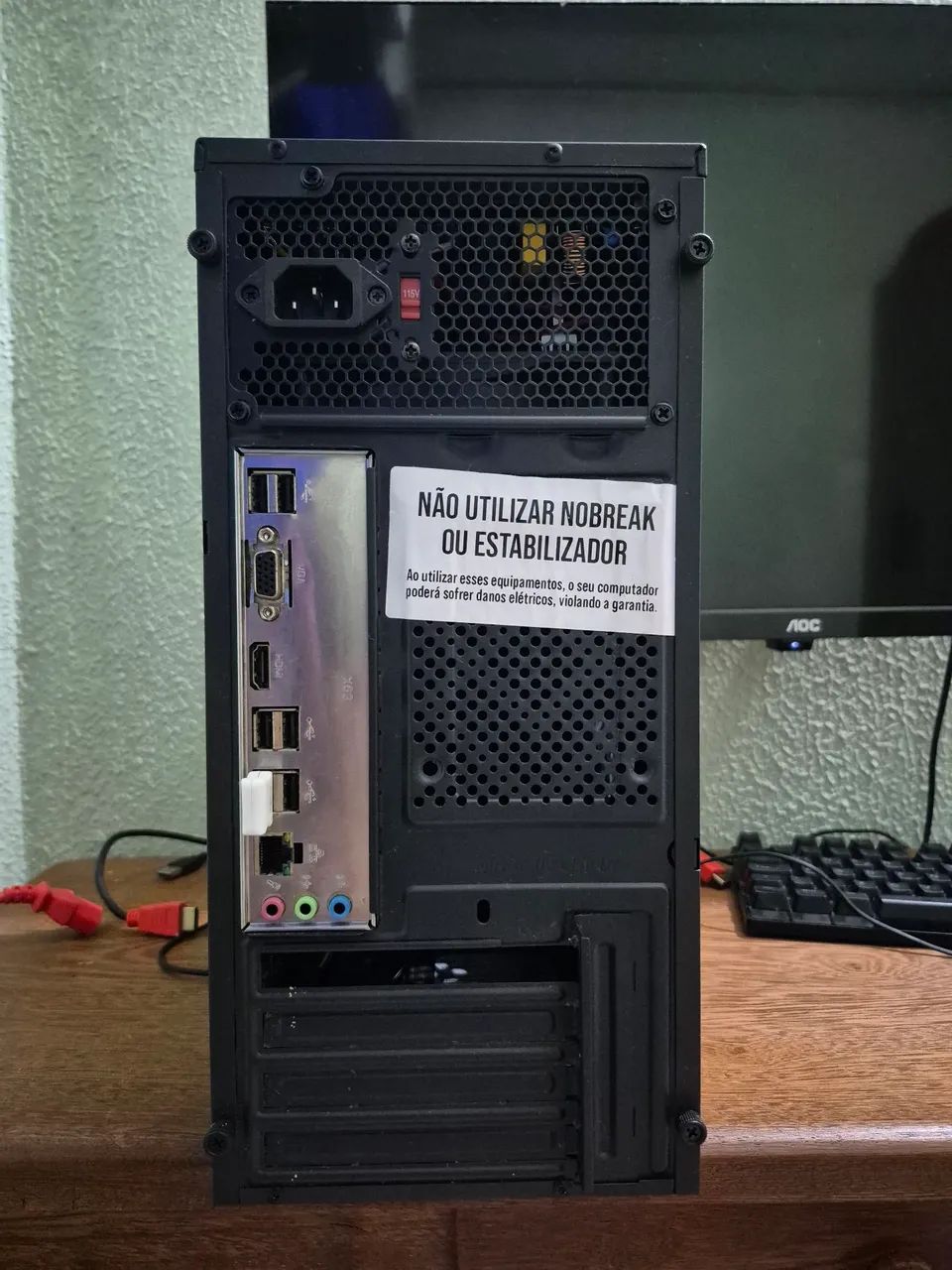 PC COMPLETO INTEL CORE I7 | 16GB RAM | SSD 480GB + HD 1TB  - Foto 5