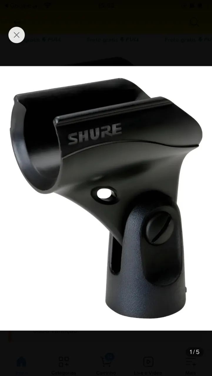 Cachimbo para microfone shure Original  - Foto 3