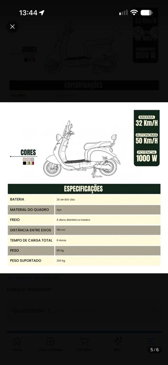 Scooter Eletrica - Foto 5