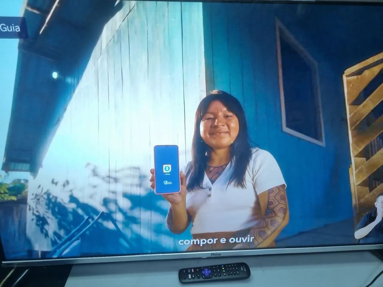TV 4k smart 50 polegadas borda infinita - Foto 4