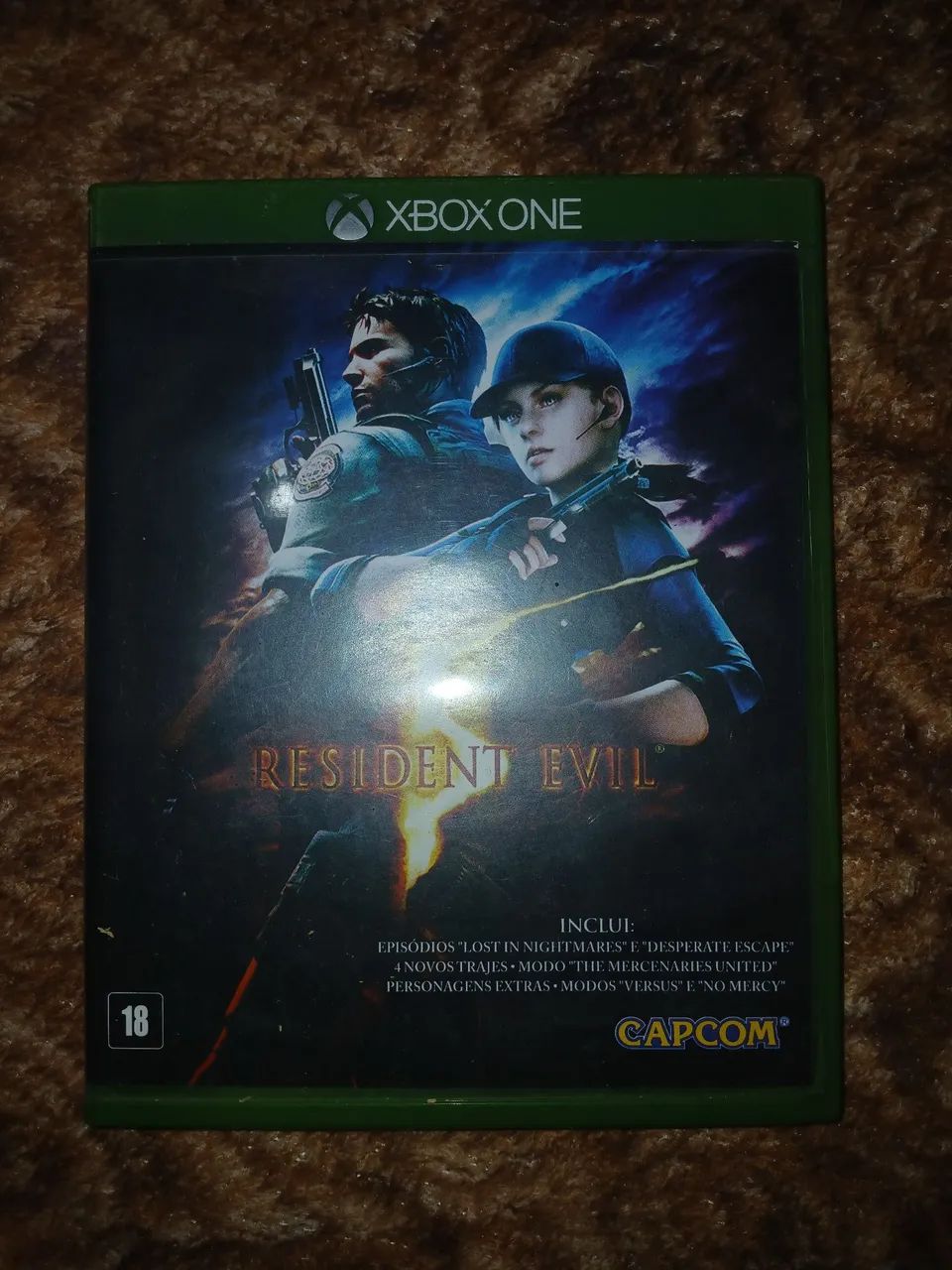 Resident evil 5 xbox one mídia física.