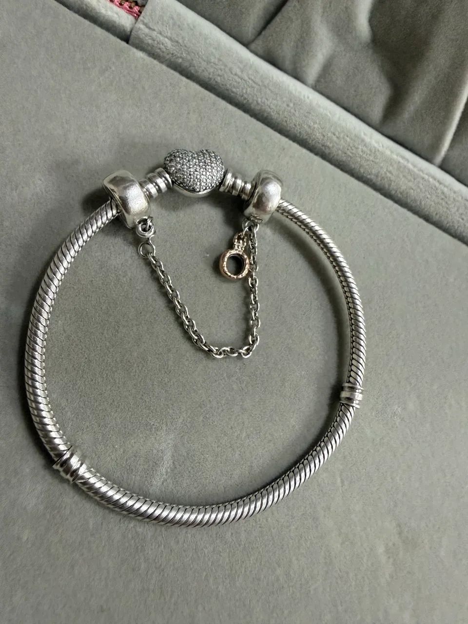 Pulseira e trava Pandora original com certificado  - Foto 2