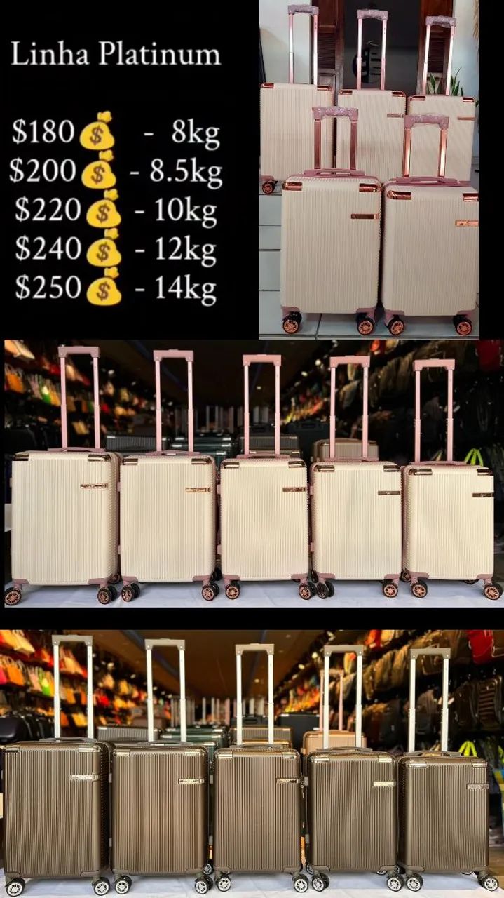 Malas Linha Platinum 