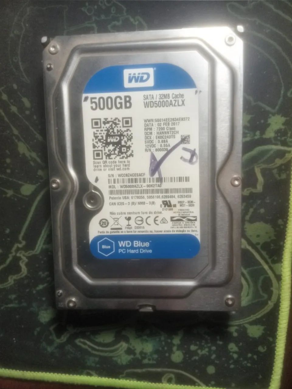 HDD 500 gb