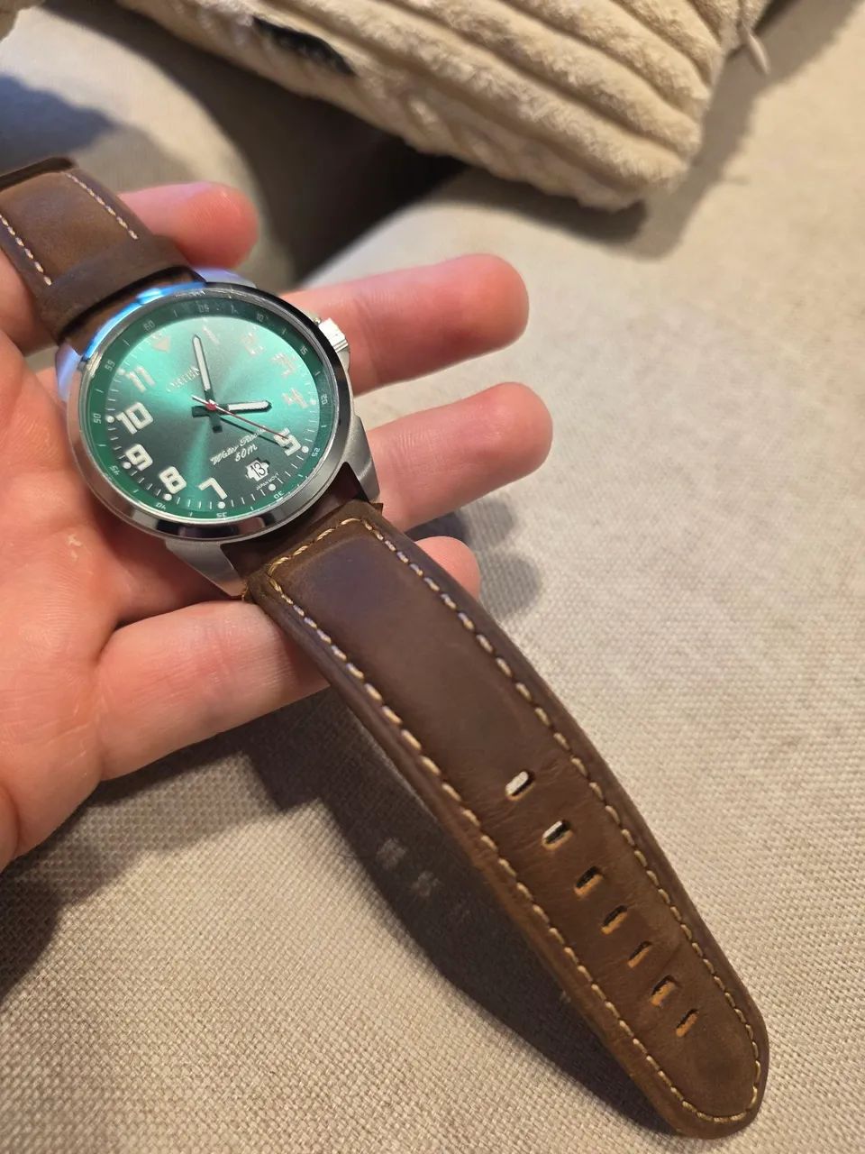 Relógio Orient Pulseira de carmuça - Foto 2