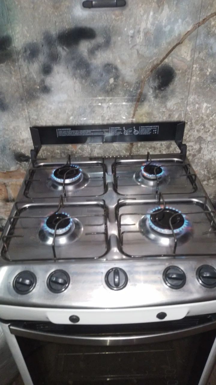 Fogão Brastemp funcionando tudo limpo revisado entrega grátis  - Foto 2