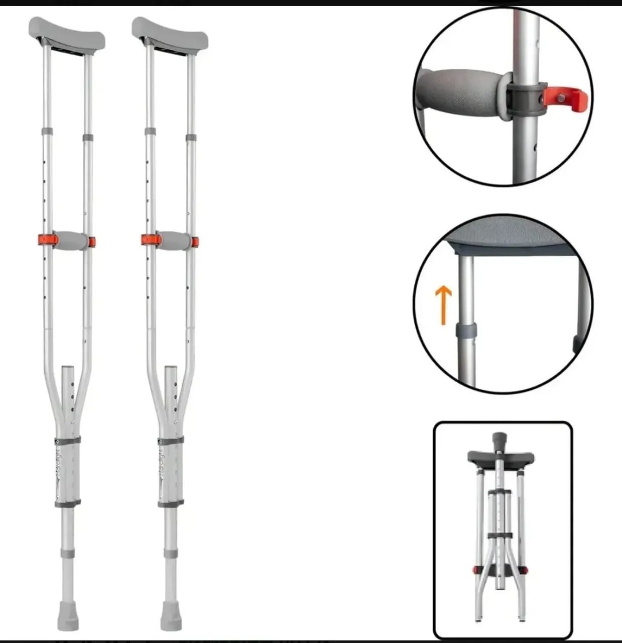 Kit Ortopédico Completo: Bota Imobilizadora, Muletas e Cunhas Aquiles. - Foto 3