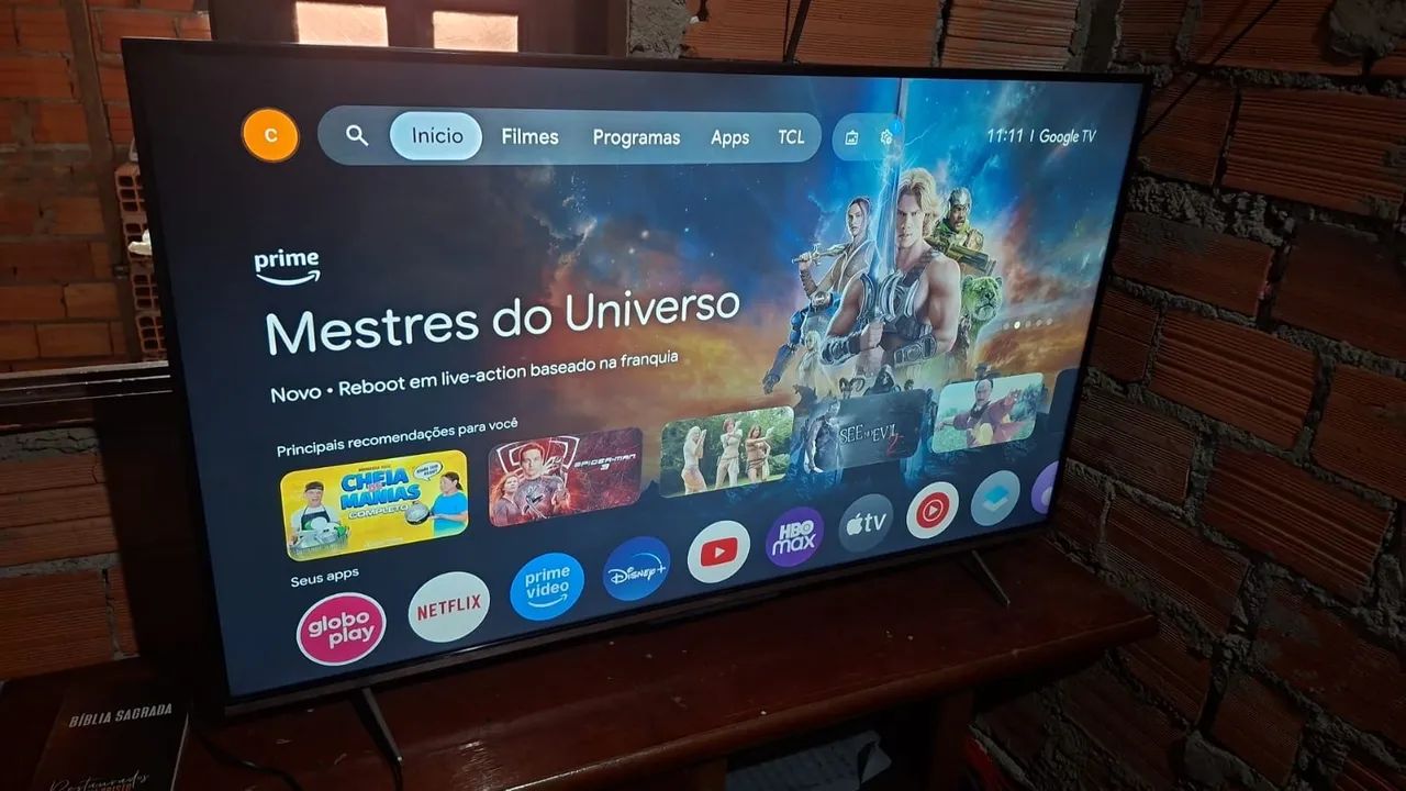 Smart TV TCL 55 polegadas Google TV (Aceito troca por 32" + volta)