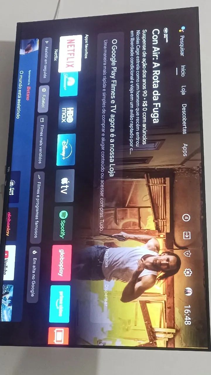 Smart TV TCL NOVA EM PERFEITO ESTADO - Foto 3