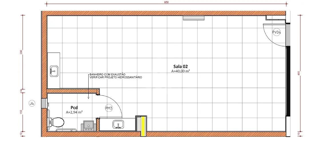 Loja comercial no bairro Costa e Silva, Joinville, com 40,00 m² - Foto 3