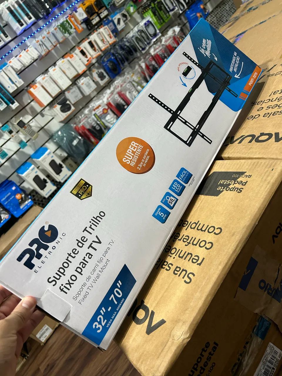 Suporte de Trilho PQST-1370 para Tv de 32 - 70 Polegadas 