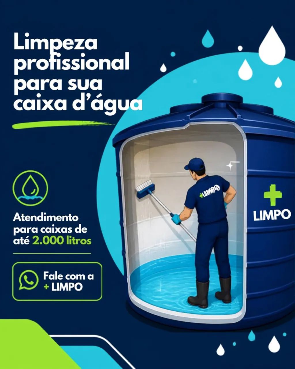 Limpeza de Caixa D'água com custo a partir de R$99,90 - Foto 2