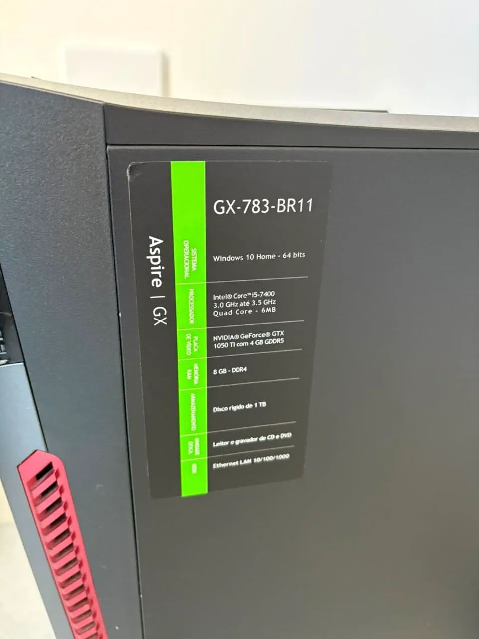 PC Gamer Acer Aspire GX-783 - Foto 2