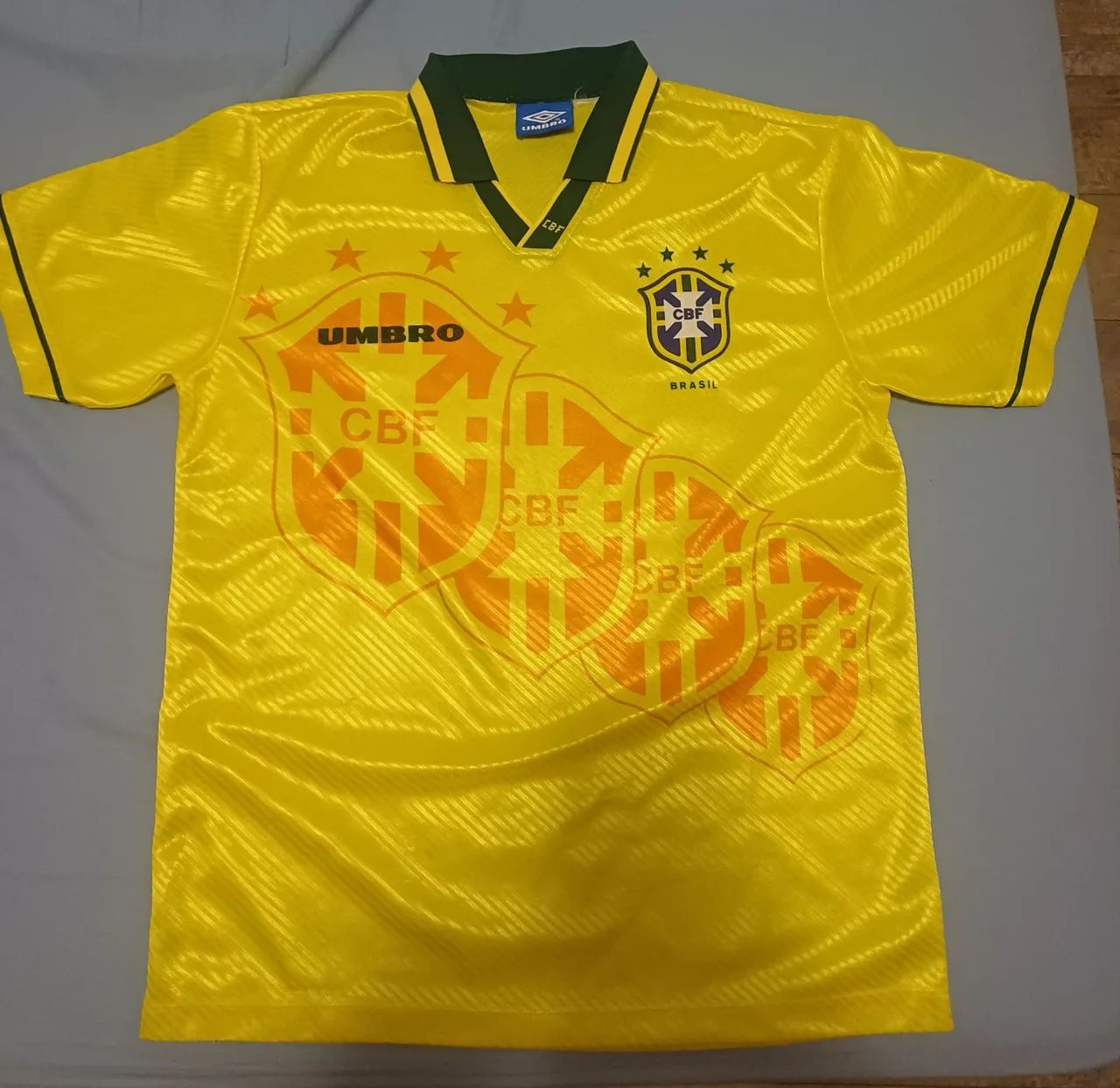 Camisa Umbro Seleção Brasileira Copa 1994 Oficial de Época