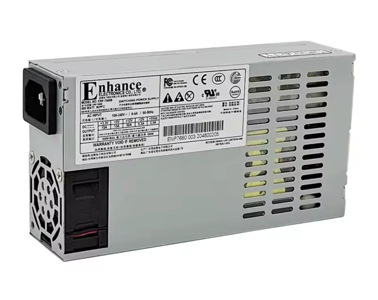 Fonte Flex Enhance 600W Platinum