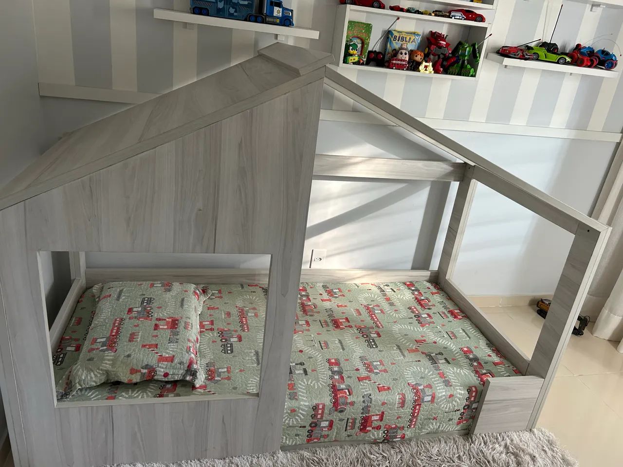 VENDE-SE CAMA INFANTIL - MODELO CASINHA ? - Foto 5