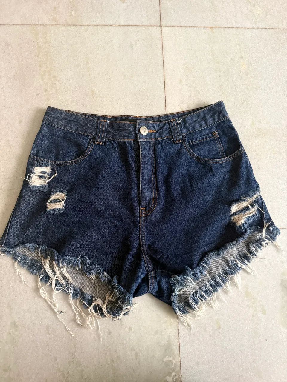 Short Jeans Lady Rock tamanho 42 - Foto 3