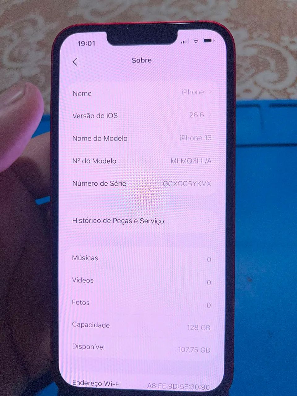 Iphone 13 red 128gb - Foto 4