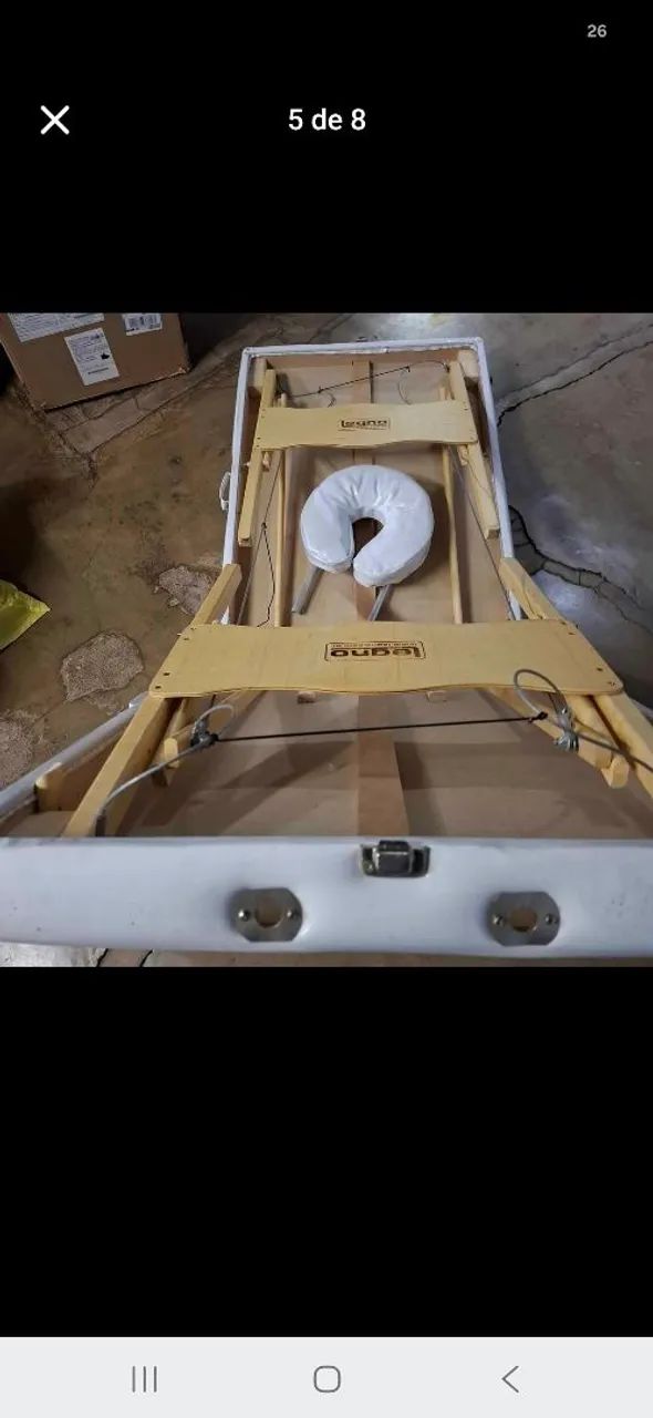 Maca de Massagem Portátil Dobrável - com apoio de cabeça - Foto 5