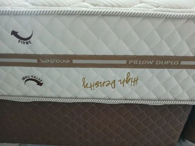 Cama Box Queen Size ecoflex usada (Base+colchão)
