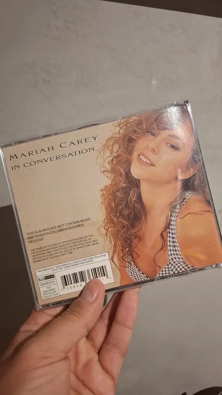 Mariah Carey - In Conversation Cd Raro - Foto 2