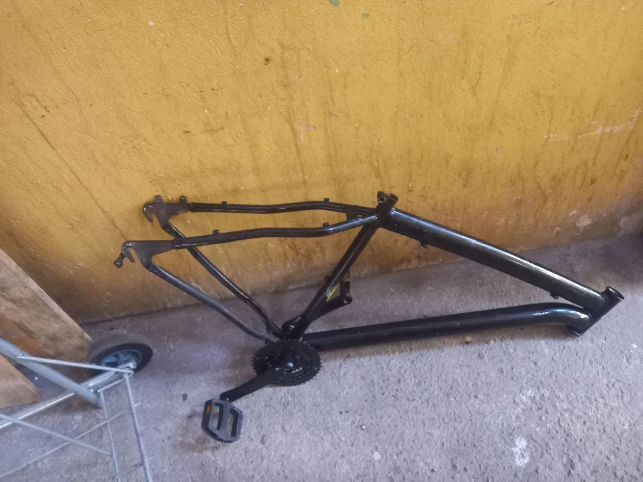 Quadro de bike aro 29 track tk3 aço