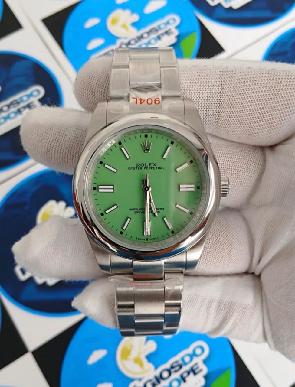 Relógio RLX oyster perpetual pistache Automático 