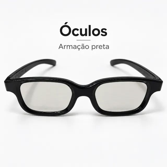 Óculos 3D para jogos e filmes - Foto 2