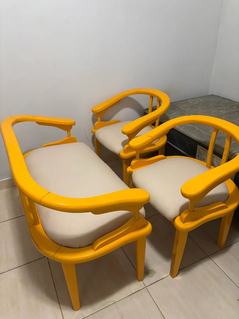 Kit cadeiras colchoadas  - Foto 2