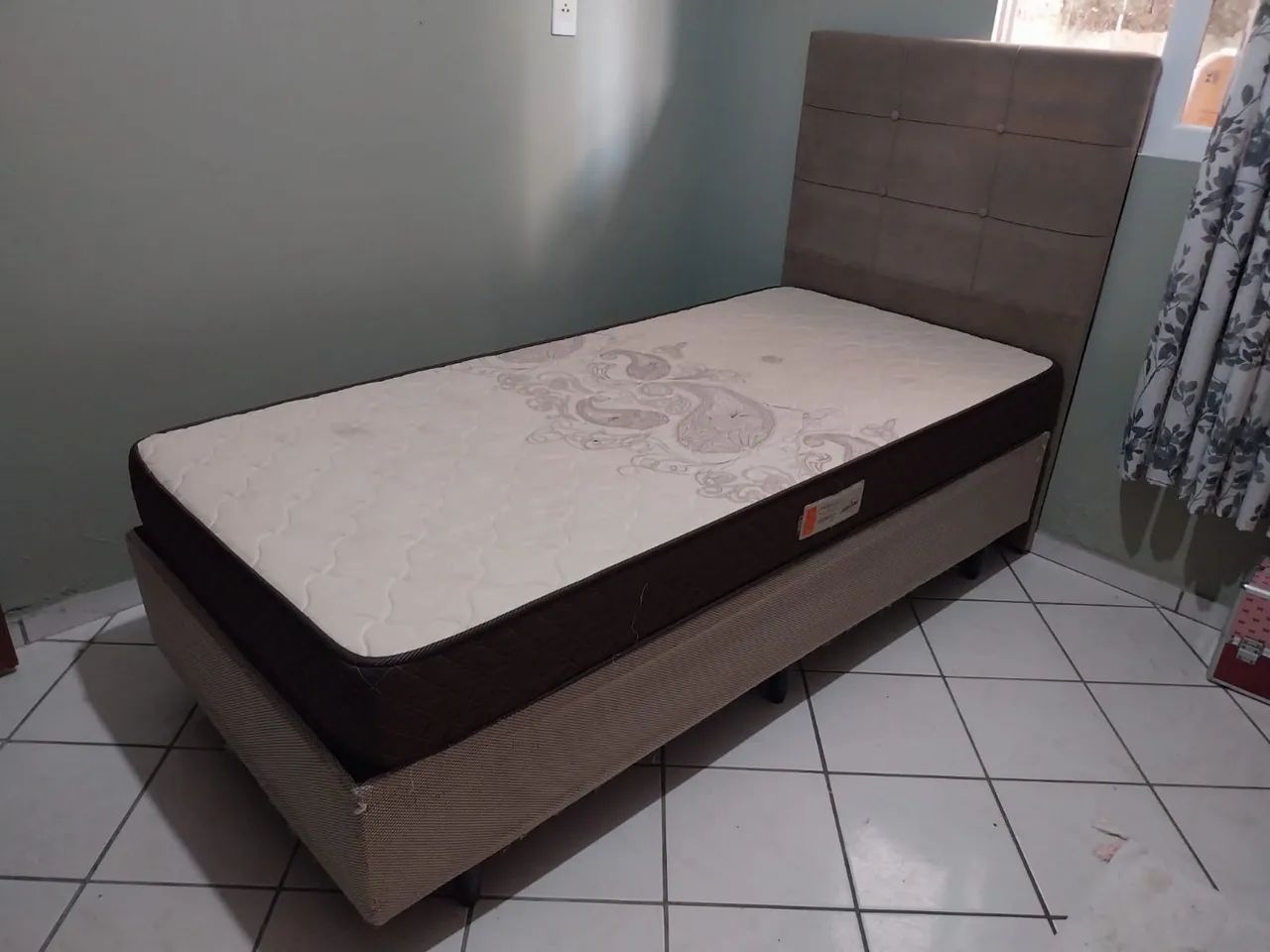 Cama de solteiro com cabeceira  - Foto 3