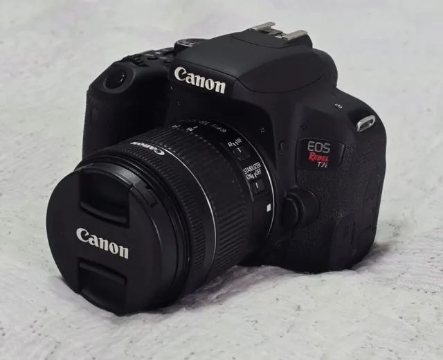 Canon T7i + Lente 18mm - 55mm + Bateria original - Foto 5