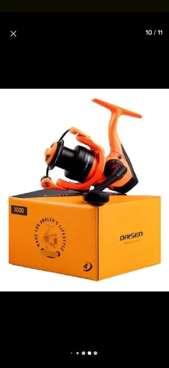 MOLINETE DAISEN HIKARI 5000 COR DE LARANJA !!SUPER PROMOÇÃO