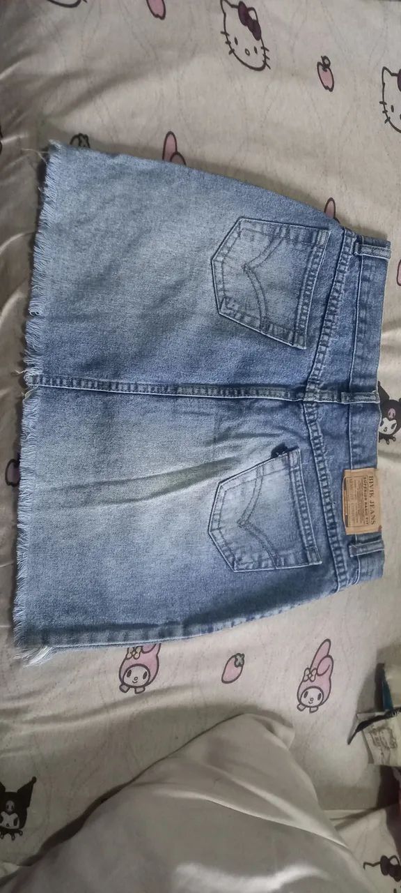Saia jeans azul - Foto 2