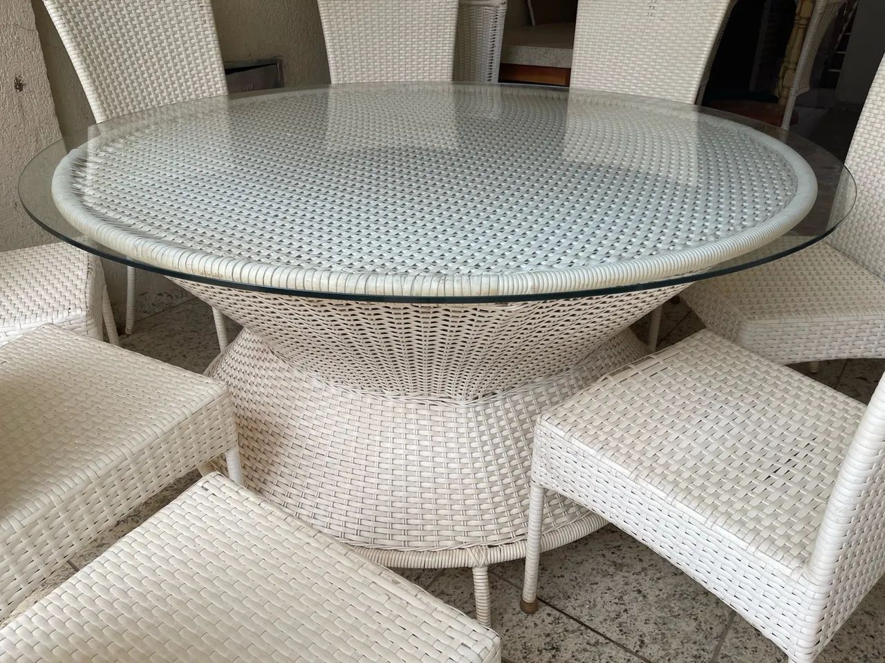 Mesa de Jantar Área Externa 8 Cadeiras  - Foto 4