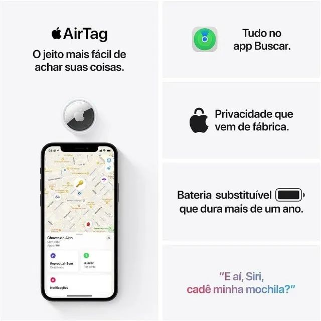 Apple Airtag original - 1 unidade - Foto 5
