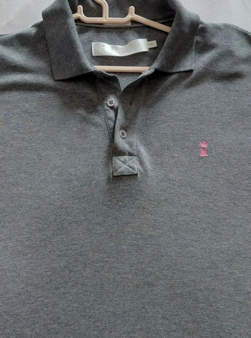 Vendo Polo Cinza Sergio K tam M + Polo Ralfh Lauren rosa claro tam M