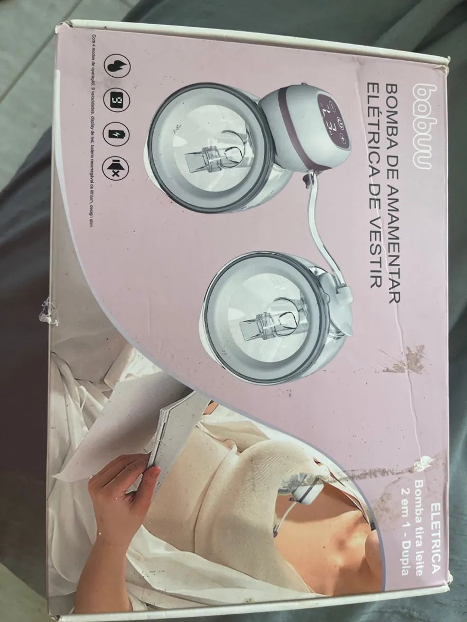 Bomba de amamentar elétrica