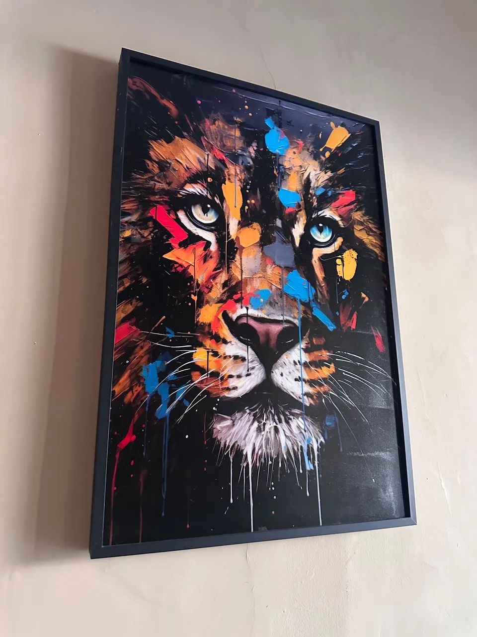 Quadro leão  - Foto 2