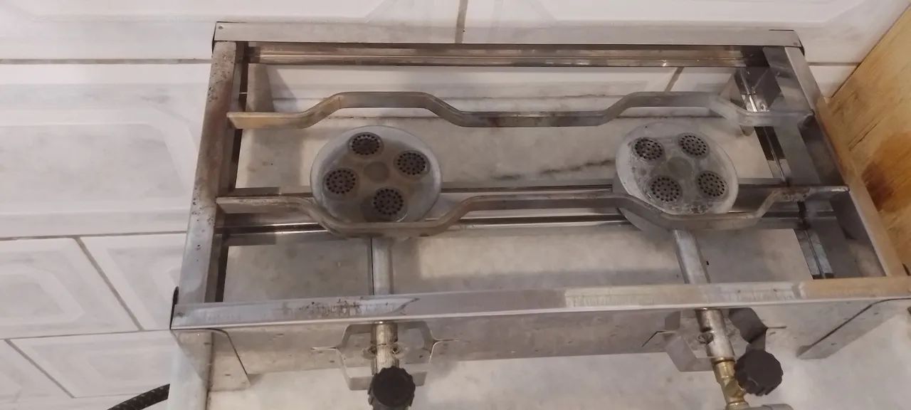 Fogareiro de duas bocas com click  - Foto 3