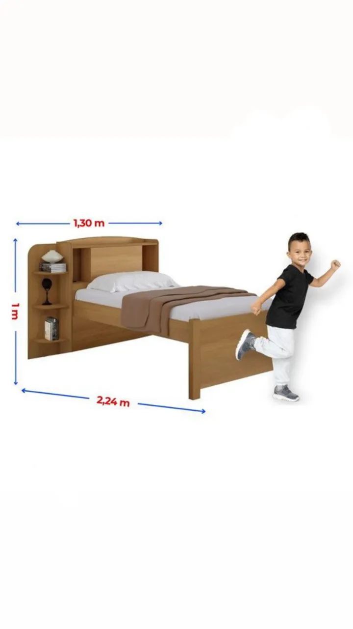 cama solteiro baú  - Foto 4