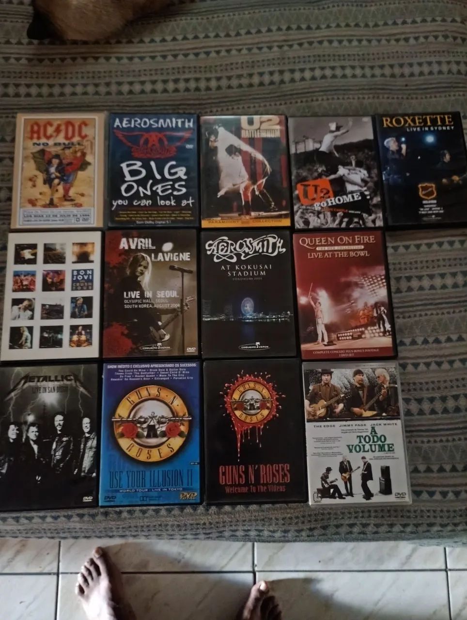 13 dvds original de rock