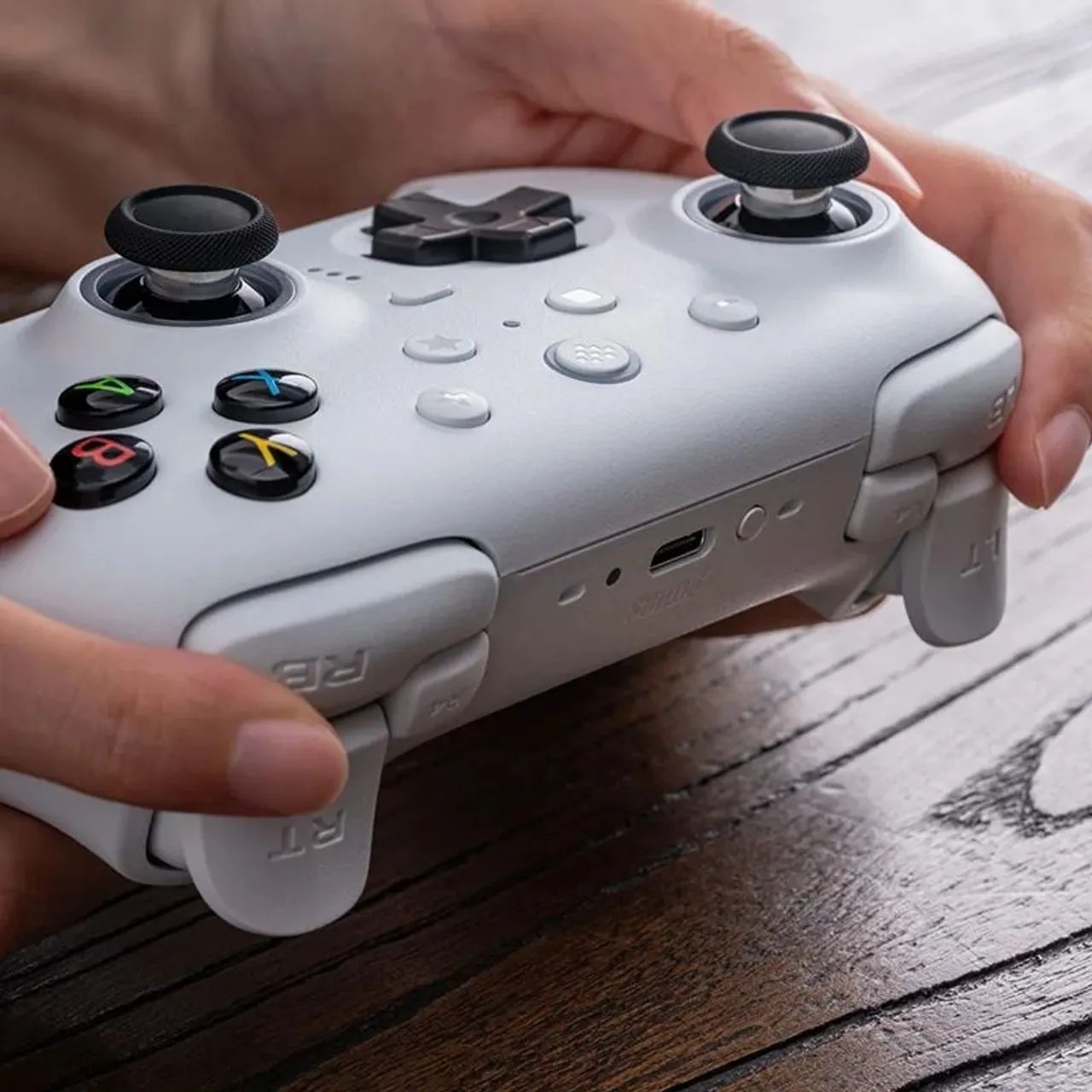 Controle 8bit do ultimate 2 gatilhos hall effect TMR- Bluetooth, PC e Android - Lacrado - Foto 5