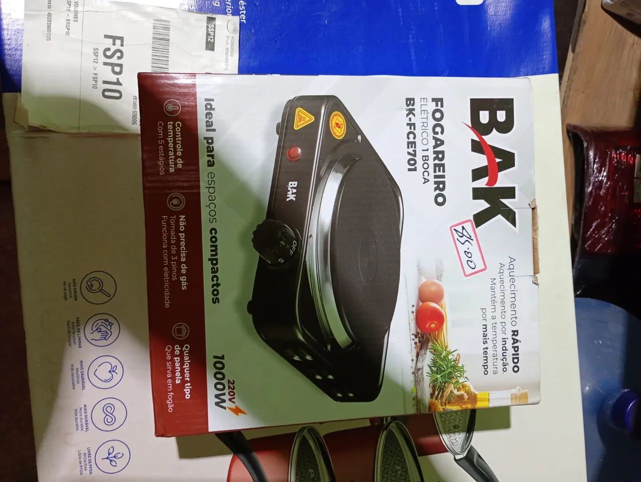Fogão elétrico Aparti 50 reais pronta entrega gratis em Caruaru  - Foto 5