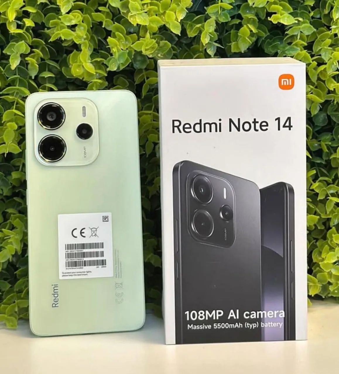 Telefone Lindo e potente  -Global - Redmi Note 14 - 256/8 Green